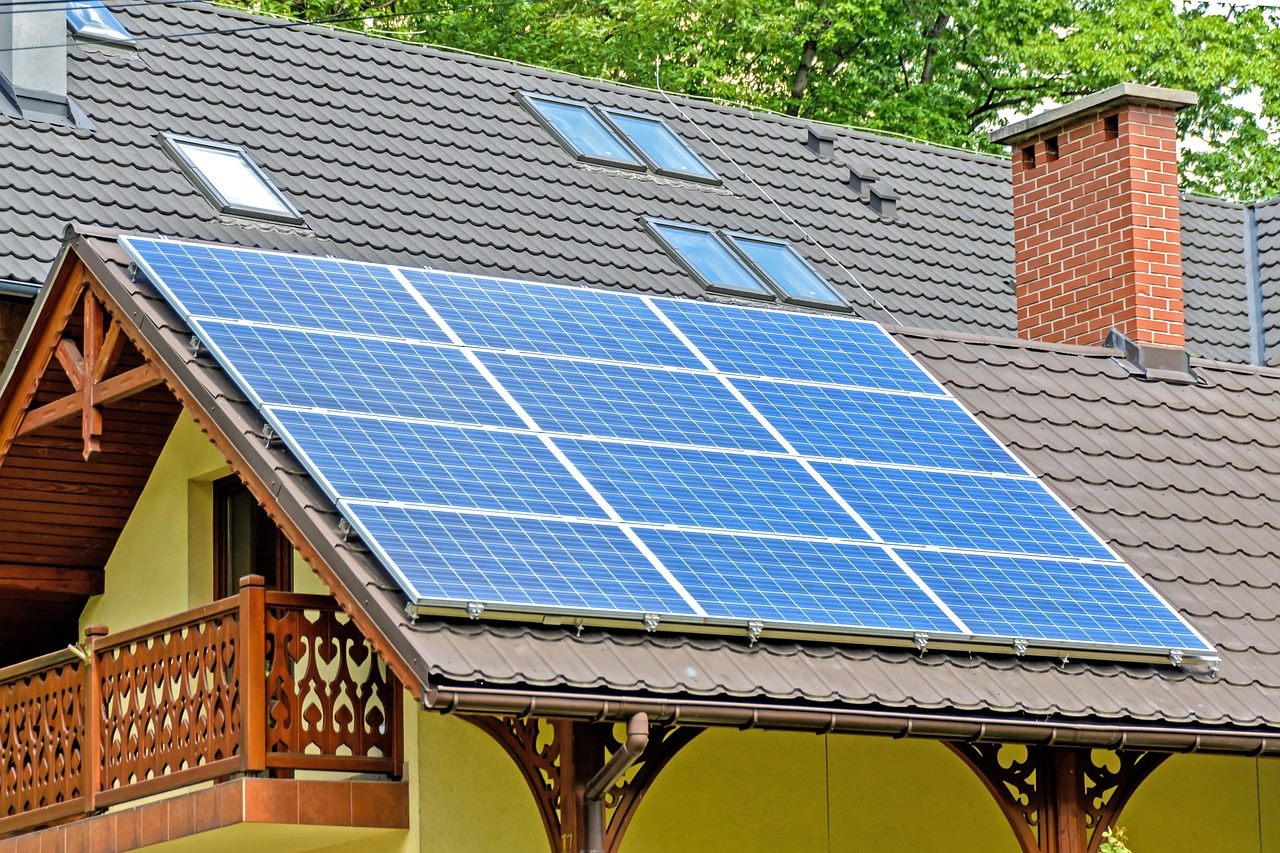 Homeowner checking a rooftop solar and home battery app showing cheap midday electricity rates